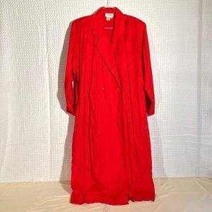 Womans Vivid Red Dress by Ambria Size 36